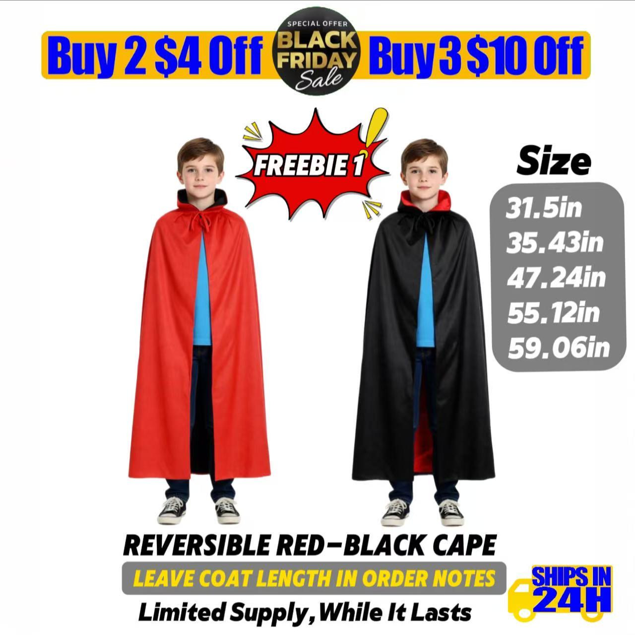 Black Friday Deal: Deluxe 3-Costume Pet Photo Set — Wizard Cape+Hat, Shadow Cloak+Tie, Vampire Earl Cape+Tie | Extra Owner Bonus: Free Reversible Red-Black Cape + 3-Layer Hooded Mesh Cape (Limited)