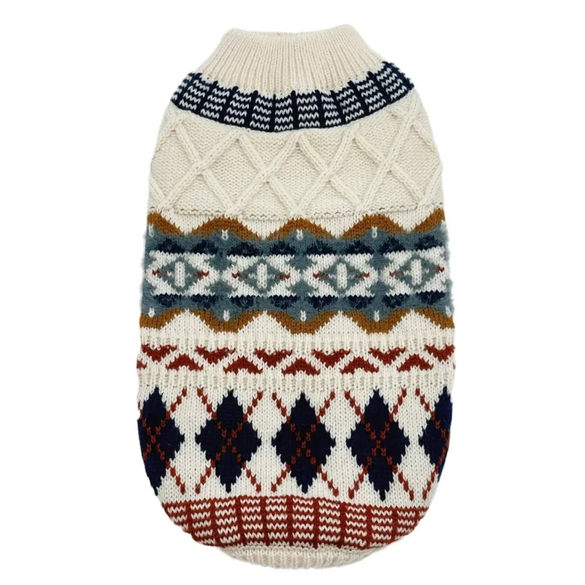 Nordic Style Sweaters Knitted Pet Clothes for Small Medium Dogs