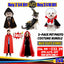 Black Friday Deal: Deluxe 3-Costume Pet Photo Set  — Wizard Cape+Hat, Shadow Cloak+Tie, Vampire Earl Cape+Tie  | Extra Owner Bonus: Free Reversible Red-Black Cape + 3-Layer Hooded Mesh Cape (Limited)