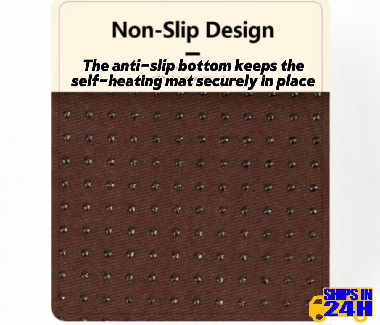 Warm Beige Sherpa Self-Heating Pet Mat — No-Plug Thermal Bed  for Cats & Dogs | Cozy, Silent, Non-Slip Christmas Deal