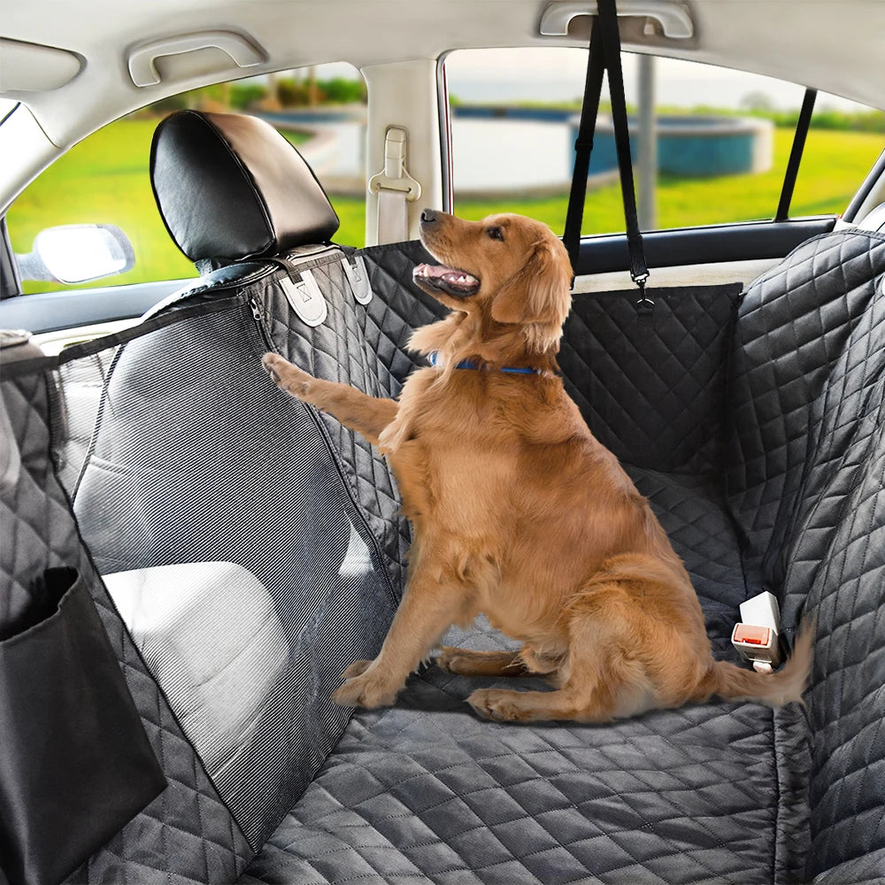 Dog Car Seat Cover Waterproof Pet Travel Dog Carrier Hammock Car Rear Back Seat Protector Mat Safety Carrier For Dogs