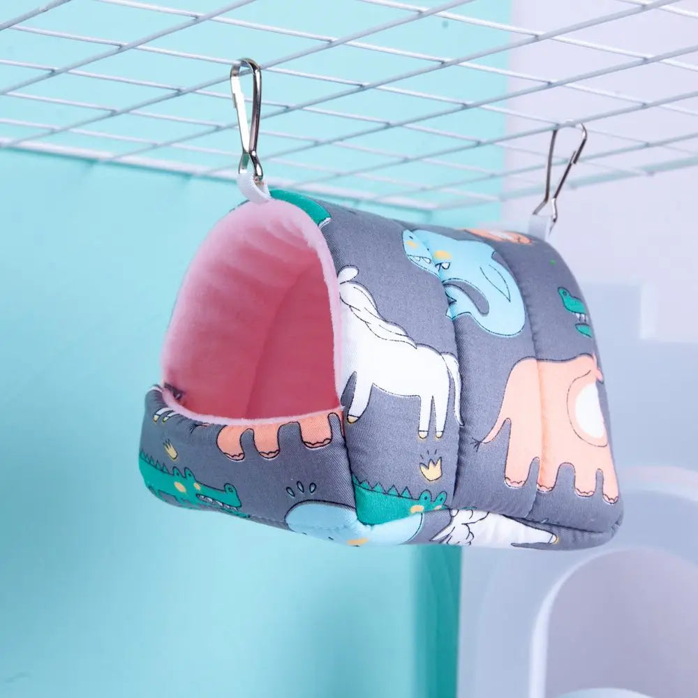 Mini Cage Guinea Nest Small Animal Mice Rat Pet Sleeping Bed Hamster House Warm Soft Mat