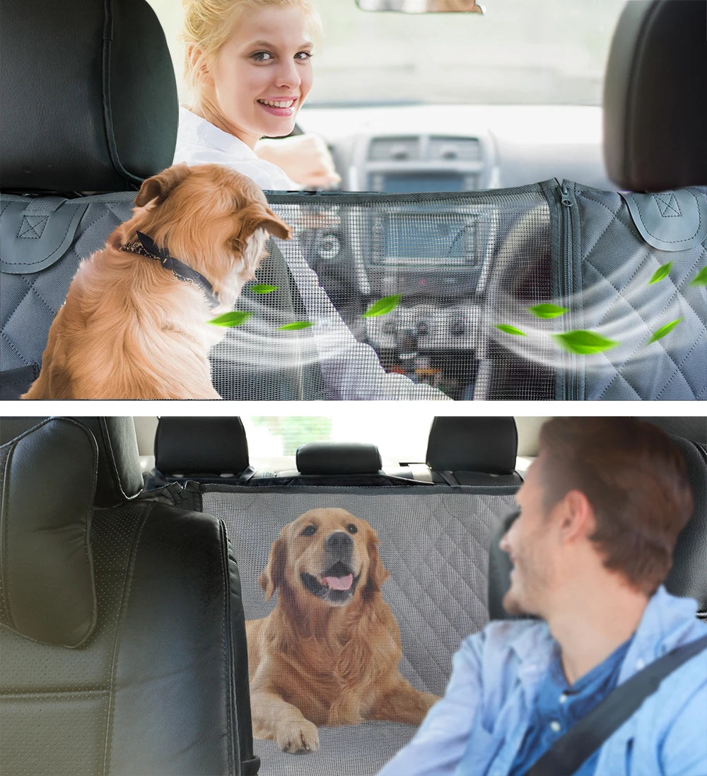 Dog Car Seat Cover Waterproof Pet Travel Dog Carrier Hammock Car Rear Back Seat Protector Mat Safety Carrier For Dogs