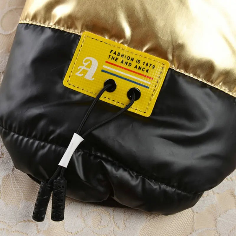 Winter Pet Dog Coat Warm Dog Puppy Autumn Cotton Padded Coat For Small Dogs Thickened Stand-up Collar Down Jacket