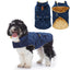 Winter Warm Plush Jackets for Pet Dogs Thickness Double Pockets Fashion Pet Dog Coats Puppy Clothes for Small Medium Large Dogs