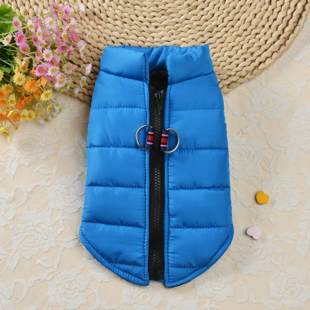 Winter Dog Jacket Vest Warm Pet Clothes