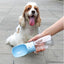 Portable dog water bottle - Leak-proof pet drinking bottle with bowl, suitable for travel and outdoor activities