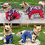 Fullbody Small Dog Coat Warm Fleece Puppy Jacket Dog Winter 4-Leg Puffer Coat Reflective Turtleneck Dog Snow Jacket Snowsuit