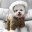 Pet Dog  Thickness Hooded Driver Style Four Legs Cotton Winter Coat