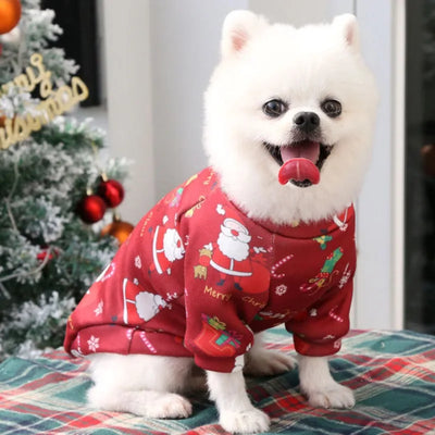 Christmas Dog Clothes Winter Pet Sweater