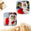 Christmas Coat Dog Clothes Dog Dress Xmas Dress Red Skirt Pets Cat Warm Dress Bow Skirt Comfortable Pet Supplies Dog Costume