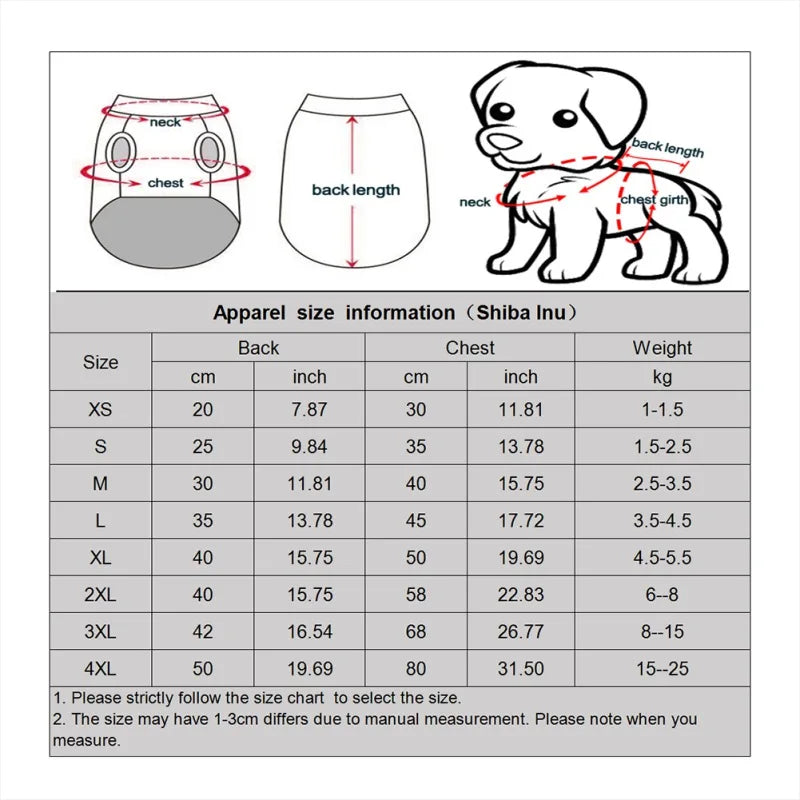 Christmas Dog Clothes Winter Pet Sweater