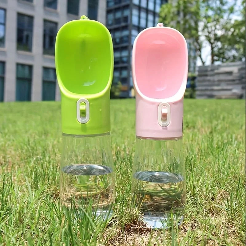 Portable dog water bottle - Leak-proof pet drinking bottle with bowl, suitable for travel and outdoor activities