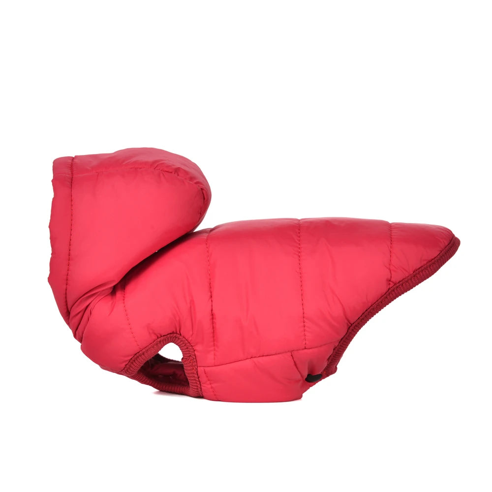 Dog Hooded Winter Jacket Soft Warm Fleece Velvet Puppy Vest Coat  Pet Dog Hat Clothes Cold Proof Winter Padded Yorkies Costume