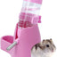 3 in 1 Hamster Hanging Water Bottle 80ml Pet Auto Dispenser with Base for Dwarf Hamster Mouse Rat Hedgehog