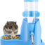3 in 1 Hamster Hanging Water Bottle 80ml Pet Auto Dispenser with Base for Dwarf Hamster Mouse Rat Hedgehog