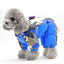 Fullbody Small Dog Coat Warm Fleece Puppy Jacket Dog Winter 4-Leg Puffer Coat Reflective Turtleneck Dog Snow Jacket Snowsuit
