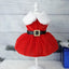 Christmas Coat Dog Clothes Dog Dress Xmas Dress Red Skirt Pets Cat Warm Dress Bow Skirt Comfortable Pet Supplies Dog Costume