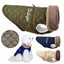 Winter Pet Coat Dog Jacket Big Fur Collar Soft Pet Vest with D-Ring for Small Dogs Puppy Warm Fleece Pet Vest Chihuahua Coats
