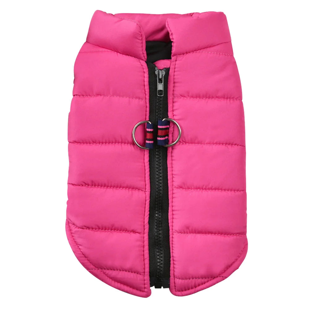 Winter Dog Jacket Vest Warm Pet Clothes