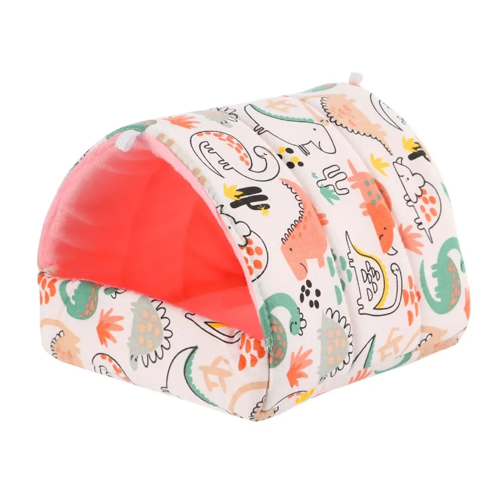 Mini Cage Guinea Nest Small Animal Mice Rat Pet Sleeping Bed Hamster House Warm Soft Mat