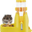 3 in 1 Hamster Hanging Water Bottle 80ml Pet Auto Dispenser with Base for Dwarf Hamster Mouse Rat Hedgehog