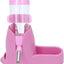 3 in 1 Hamster Hanging Water Bottle 80ml Pet Auto Dispenser with Base for Dwarf Hamster Mouse Rat Hedgehog