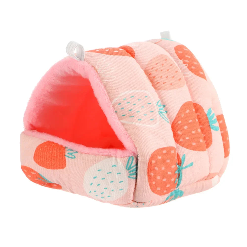 Mini Cage Guinea Nest Small Animal Mice Rat Pet Sleeping Bed Hamster House Warm Soft Mat