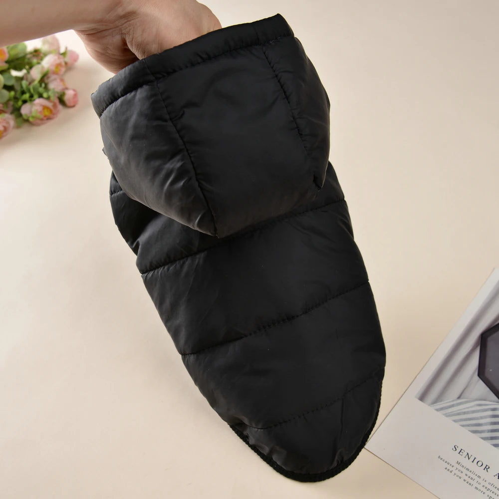 Dog Hooded Winter Jacket Soft Warm Fleece Velvet Puppy Vest Coat  Pet Dog Hat Clothes Cold Proof Winter Padded Yorkies Costume