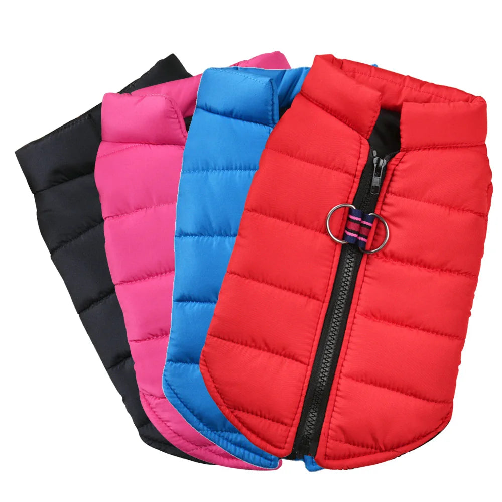 Winter Dog Jacket Vest Warm Pet Clothes