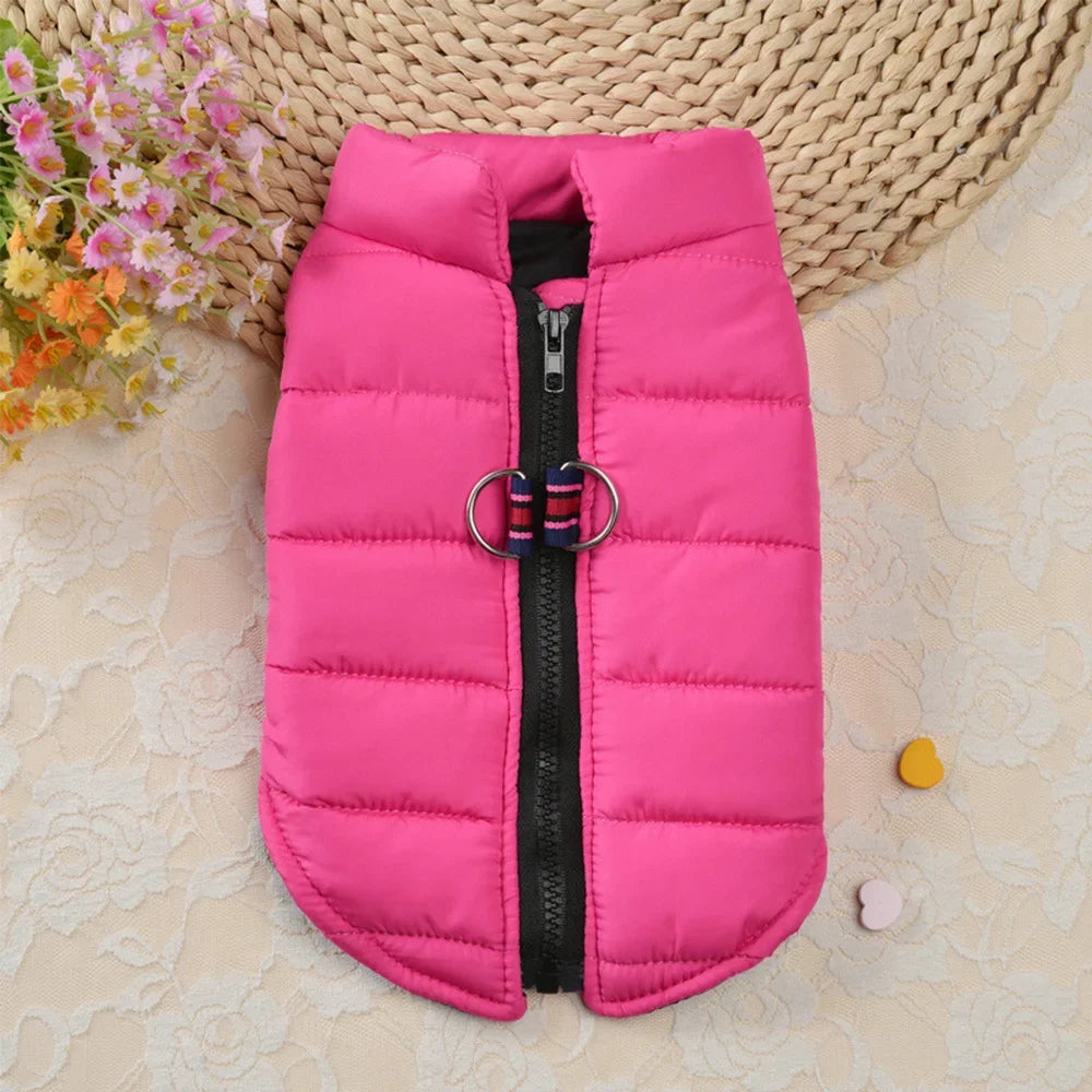 Winter Dog Jacket Vest Warm Pet Clothes