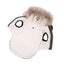 Autumn Winter Warm Pet Dog Jacket With Harness Hooded Dog Padded Coat with Imitation Fur Hat For Small Medium Dogs Puppy Coat