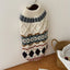 Nordic Style Sweaters Knitted Pet Clothes for Small Medium Dogs