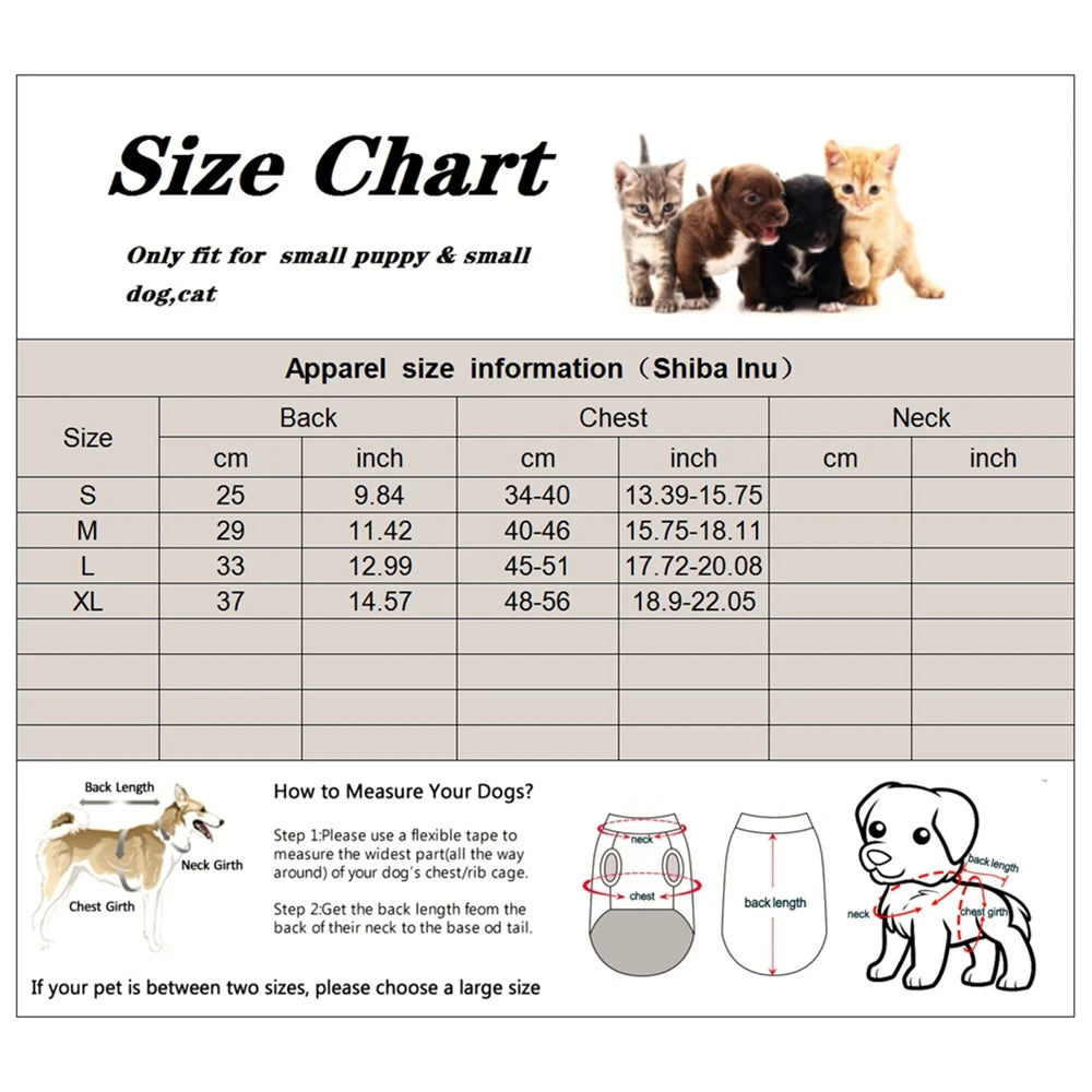 Double-sided Thicken Winter Dog Clothes Waterproof Comfortable Warm Pet Dog Jacket for Small Medium Dogs Vest Costumes