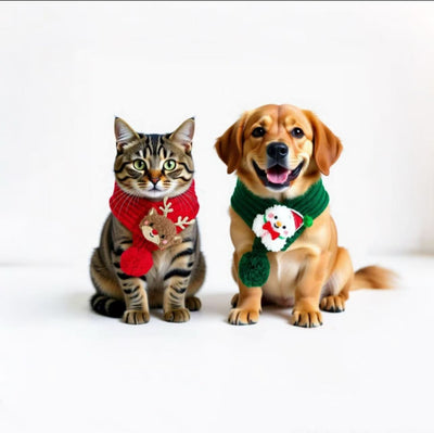 Christmas Dog Scarf