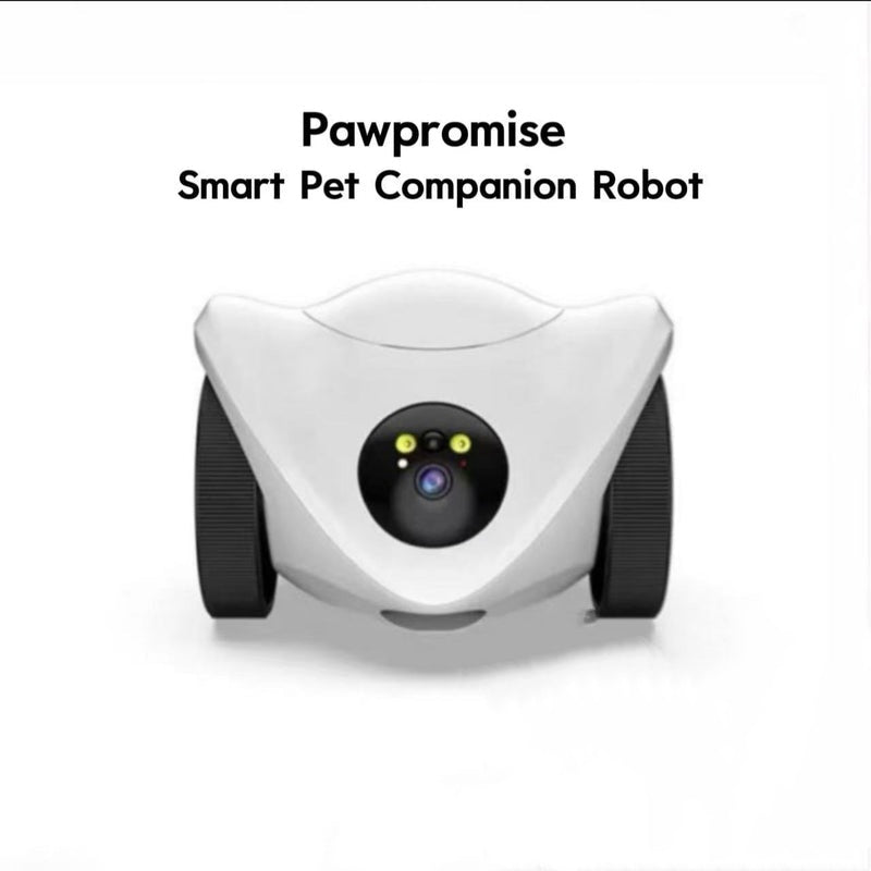 Pawpromise Smart Pet Companion Robot | Mobile Interactive Treat-Feeding Camera |  Two-Way Audio + Dual Lens Night Vision | Capture & Share Pet Moments | Premium Christmas Gift