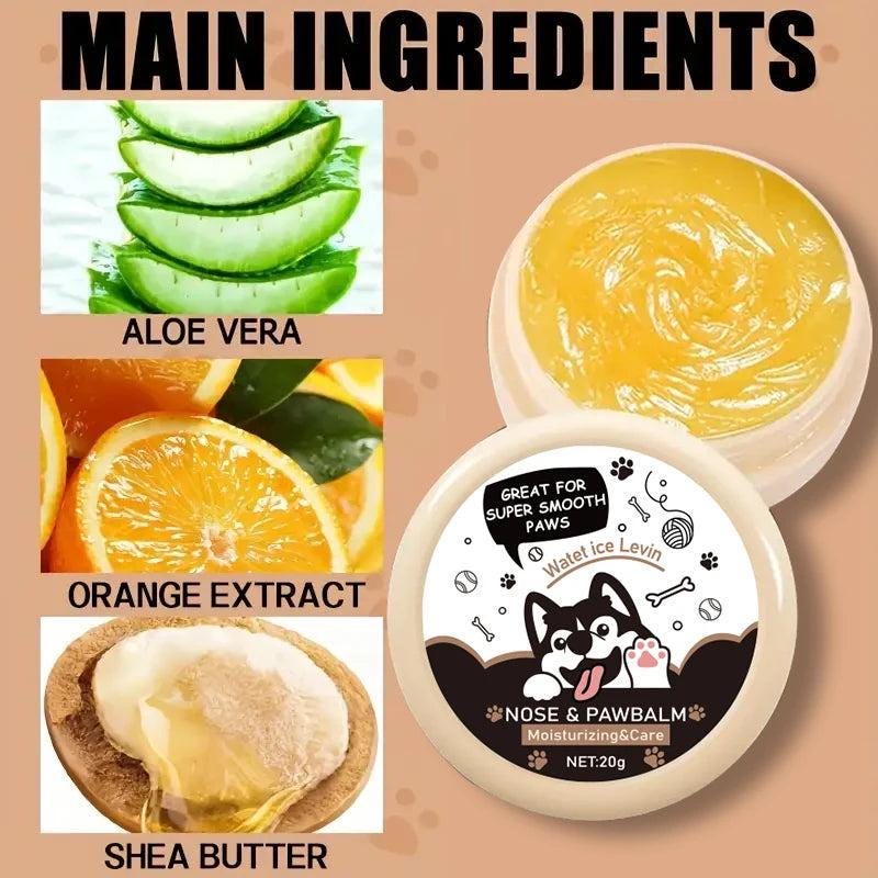 Dog Nose and Paw Balm Dog Paw Cream Cats Dogs Paw Protector Cream Pet Feet Moisturizer Pet Crack Feet Repair Pet Accessories
