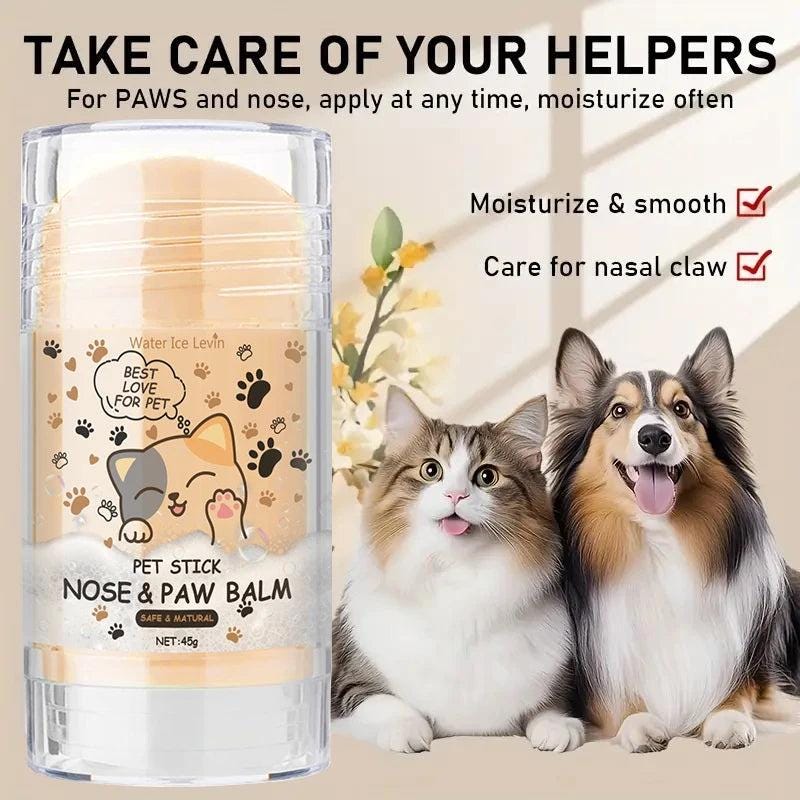 Dog Nose and Paw Balm Dog Paw Cream Cats Dogs Paw Protector Cream Pet Feet Moisturizer Pet Crack Feet Repair Pet Accessories